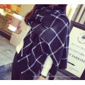 Nova Outono e Inverno Imitação Cashmere Casais Black Plaid Scarf